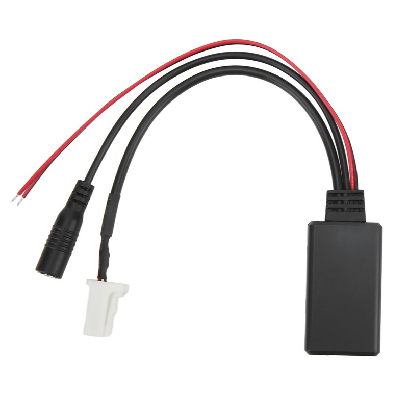 Car Bluetooth Audio Cable Adapter with Microphone Hands Free Replacement