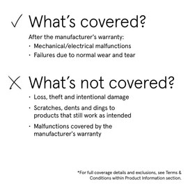 ASURION 2 Year Floorcare Extended Protection Plan ($1000 - $1249.99)