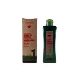 SALERM - Fortifying Shampoo - Biokera Natura Fortifying Shampoo - 300 ml - with Ginseng and Ginkgo Biloba - Nourishes the Scalp - Helps Strengthen Weakened Hair - Refreshing Effect