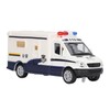 Kids Vehicle Toy 4 Door Opening Simulated Pull Back Alloy