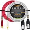 12 Foot RCA to XLR (Male) Cable Pair - WBC-PRO-LOCAP
