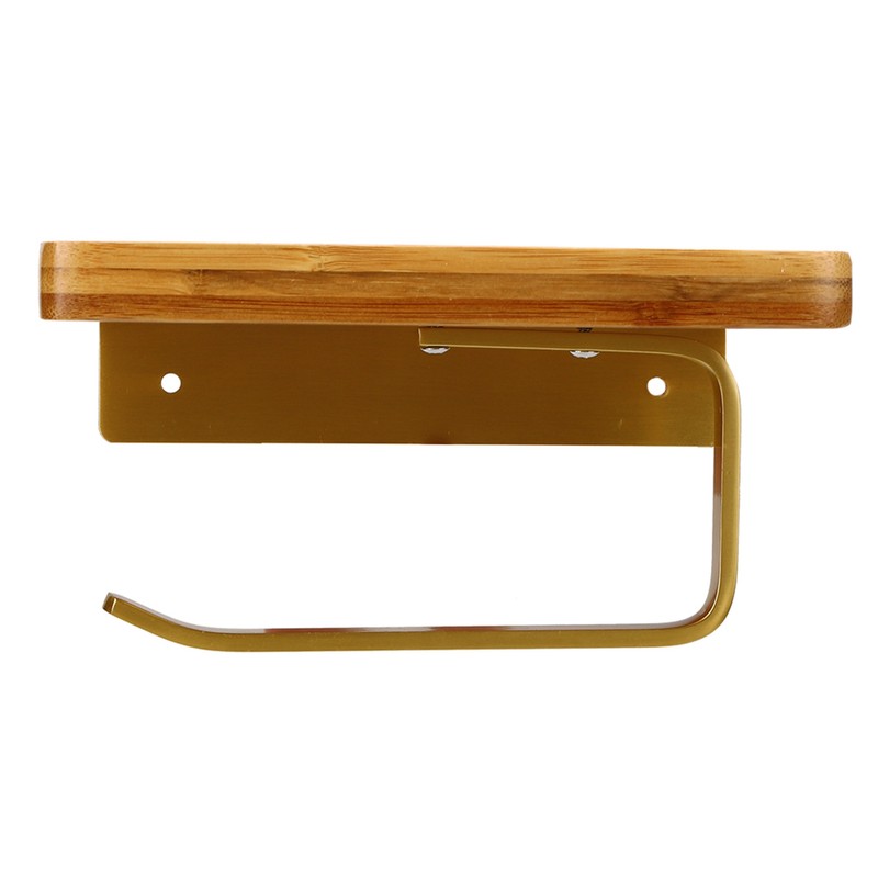 Wall Mounted Paper Towel Holder Tissue Roll Paper Rack Organizer