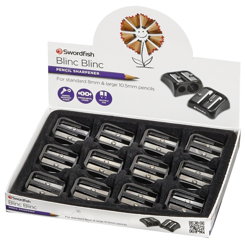 Swordfish"Blinc Blinc" Pencil Sharpener (Pack of 12)