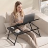 Laptop Bed Desk, 5-Angle Adjustable Bed Laptop Table with Cup