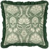Paoletti Kirkton Cushion Cover,Bottle Green,50 x 50cm