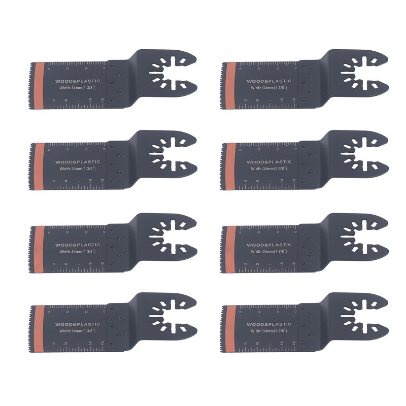 20PCS Oscillating Tool Blades 1‑3/8 Inch 34mm Multifunctional Straight Blade