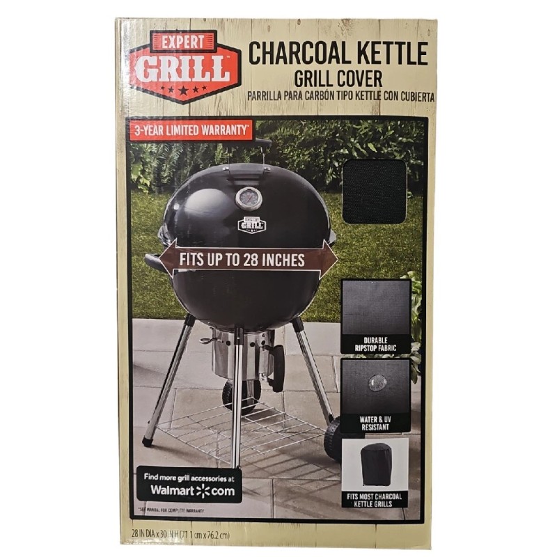 EXPERT GRILL ~ CHARCOAL KETTLE GRILL COVER UP TO 28"