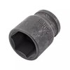24mm 6-Point Shallow Impact Socket 1/2" Drive CR-V Steel Black