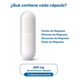 Magnesio Complex Citrato Glicinato Gluconato Pasiguaro