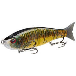 Bassdash SwimShad Glide Baits Jointed Swimbait Bass Pike Salmon Trout Muskie Fishing Lure