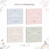 mintkind® Baby Album "Mein erstes Lebensjahr" Linen + Sticker Set