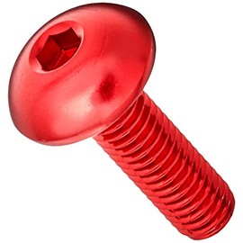 DURA-BOLT DBFB516R Button Bolts M5-16mm Red Set of 2