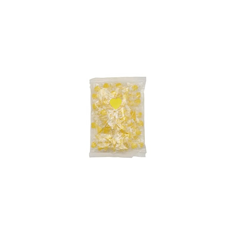 Kintaro Candy Main Store Colorful Heart Candy (Yellow) 14.1 oz