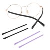 TORWOL Eyeglass Replacement Temples,Anti-Slip Long Silicone Glasses End Tips Ear