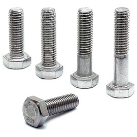 MonsterBolts - M8 x 18mm Hex Head Cap Screws, DIN 933, A2 Stainless Steel, 50 Pack