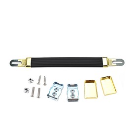 Ogdni Guitar Amplifier Handle Vintage,PU Leather Internal Steel fixing Style Replacement Strap for Guitar Amplifiers Speaker (288, black2)