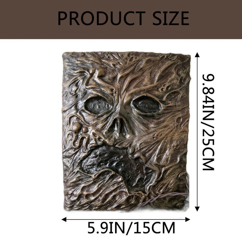Evil Dead Book Spellbook Leather Hardcover Journal Spells Decoration Horror