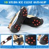 UNITACKLE Anti Slip Ice Cleats, Ice Snow Traction Cleats for