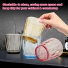 LOLYSIC 6Pcs Unbreakable Plastic Tumblers, 330ml / 12oz Reusable Plastic