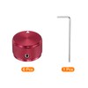 sourcing map 6 Pcs Aluminium Potentiometer Knobs, 1/4" (6mm) Universal