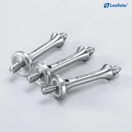 LEOFOTO Tripod Base Long Spikes with Rubber Caps TFS S1/4