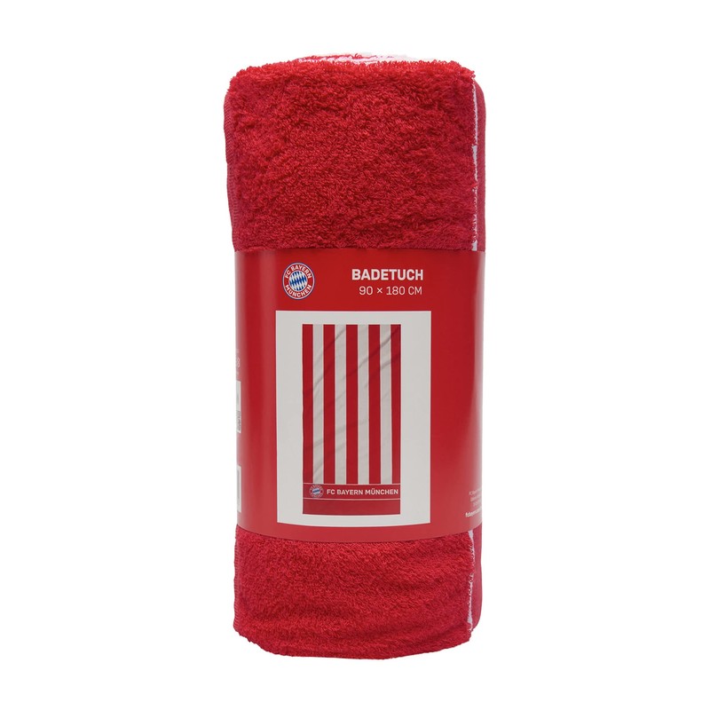 FC Bayern München Bath Towel Red / White