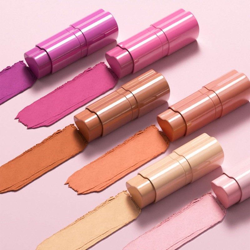 Cream Blush for Cheeks Makeup Stick - Long Lasting Waterproof
