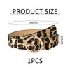 CVFRTT 1 Piece Leopard Print Belt Clothing Decoration Belt Retro