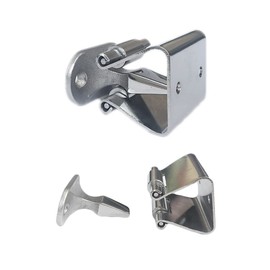 TuoP Marine Boat Door Stopper Retaining Catch and Holder for Boat RV Gate Cabinet Furniture, Wall Mount, 316 Stainless Steel, Heavy Duty,1-5/8" (Medium)