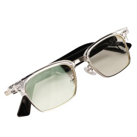 Bluetooth Smart Glasses, Audio Glasses for Men and Women, Open Ear Speaker, HiFi Stereo Sound, Anti Blue Lens, for Reading Gaming Driving