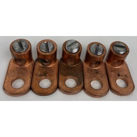 Thomas & Betts 5 x THOMAS & BETTS 71005-TB Locktite Copper Cone Screw Lug Conductor Range 14-4