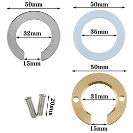 fengxiaomin 1 Set Faucet Fixing Nut Inside Diameter of 1.22 inch/31 mm Hot and Cold Faucet Fixing Tool Set Lock Nut to Prevent Kitchen and Bathroom Faucets from Loosening
