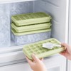 64-Cube Ice Tray Set for Freezer – Easy-Press Silicone Molds