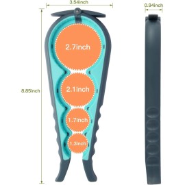 Branded Jar Opener for Weak Hands, Seniors with Arthritis, Bottle Opener to Remove Stubb