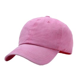 EHDWXVZM 1 x Baseball Cap, Adjustable Hat, Summer Sun Hat, Women's Sun Hat, Sports Hat, pink, M
