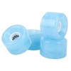 4Pcs Skateboard Wheel Set Replacement 78A Hardness PU Translucent Flashing