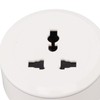 13A Power Track Socket Multifunctional White Round Surface Mounted Movable