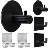 Stondino 6 Pcs Adhesive Hooks Command Hooks for Hanging Towel