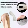 6 Paar Silikon Fersenschutz-Pads selbstklebend weich – Universell für Damen/Herren,