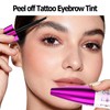 3Pcs Easy Peel Off Eyebrow Tint, Tattoo Brow Gel Tint,