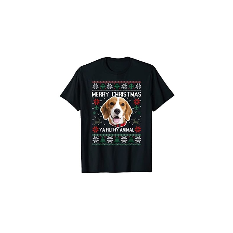 VidiAmazing Merry Dogmas Beagle Dog Christmas Beagle Dog Ugly Sweater