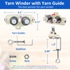 Adhafera Yarn Winder with Yarn Guide, Yarn Ball Winder for