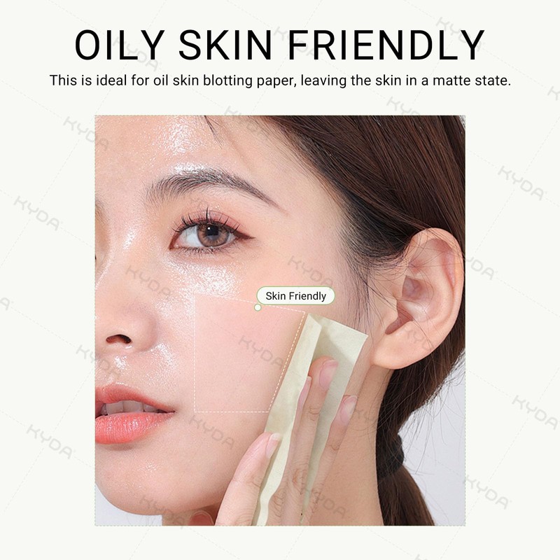 KYDA 200 Sheets Face Oil Blotting Paper, Included Refills, Mirror