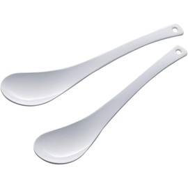 Shimomura Planning 43068 Astragalus Spoons, Set of 2, Enameled Processing, Made in Japan, Total Length: 7.1 inches (18 cm), Easy to Eat, Curry, Bowl, Soup, Dessert, Doria, Chinese Rice Bowl, Fruit,