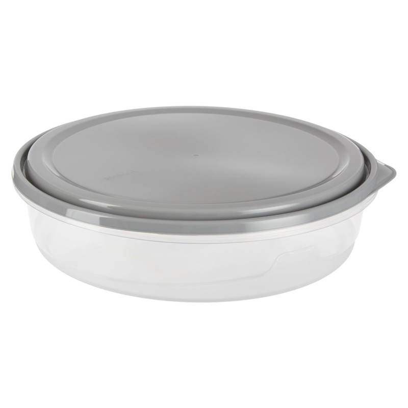 GoodCook EveryWare Extra Large 12 inch Round Container 2 pack,