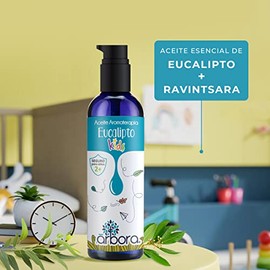 Árbora Eucalipto Kids | Aceite Aromaterapia para Niños | Sensación de Reconfortar las Molestias Invernales y Respirar Profundo| Aceite para Masaje | Aceites Esenciales 100% Naturales | 90 ml