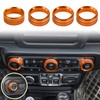 Voodonala Air Conditioner Headlight Center Consoles Switch Knob Cover Trim