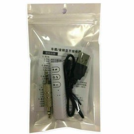 Unbranded White Wireless Bluetooth Receiver 3.5mm AUX Audio Stereo Music Home Car Adapter