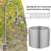 Squirrel Baffle Metal Spring, Squirrel Baffles for Bird Feeders, Squirrel