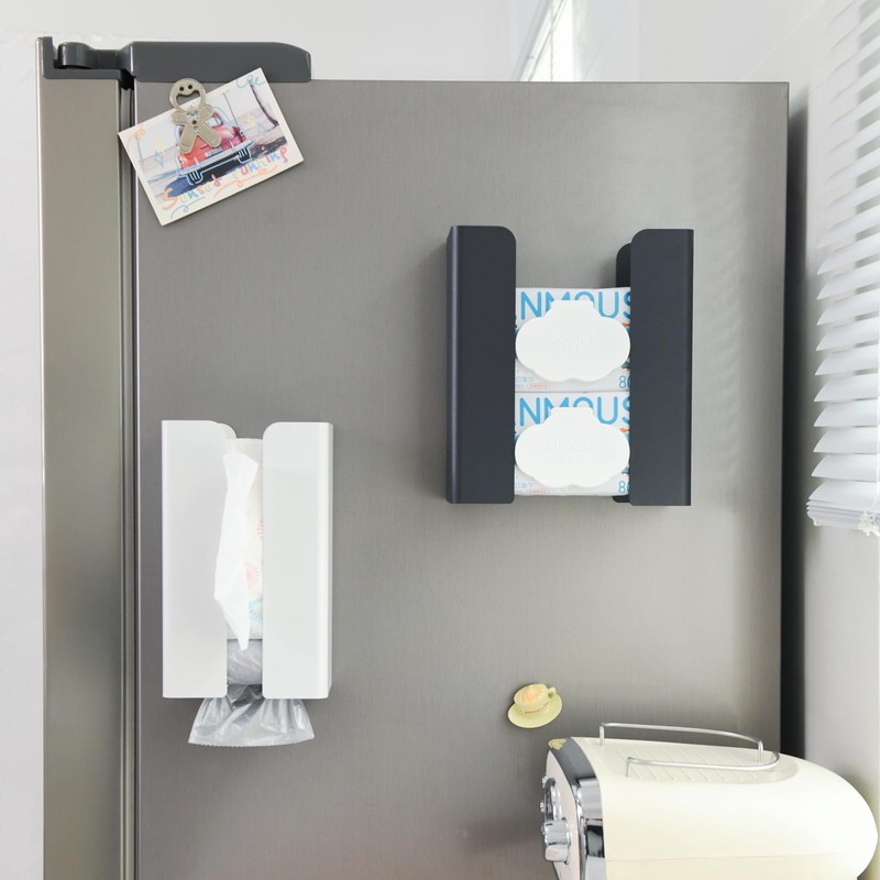 Wowfill Magnetic Tissue Case, Paper Holder, Separate, Width Adjustable, One-Handed,